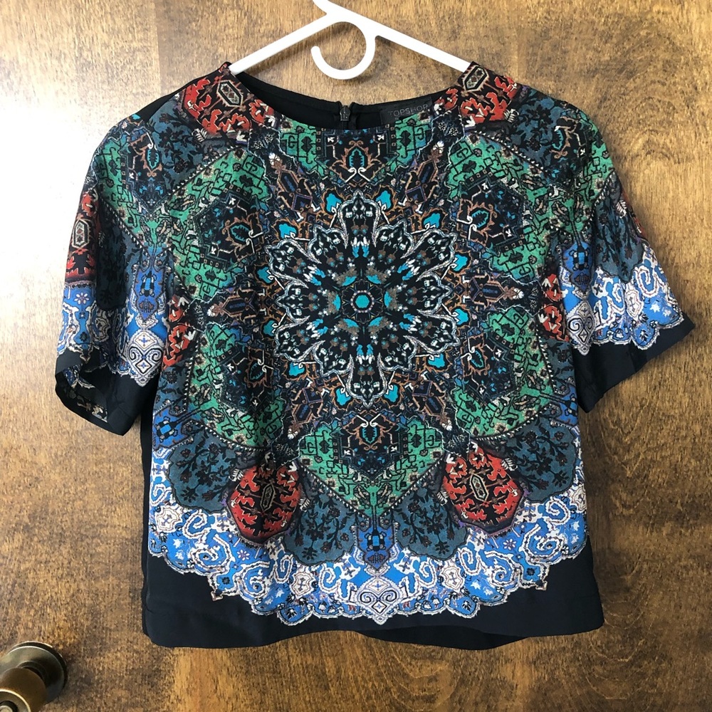 Topshop Short Sleeve Top